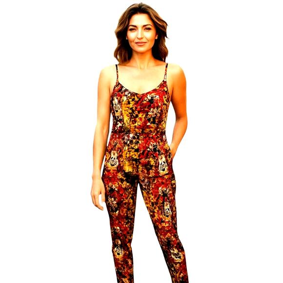 NWT It's Fashion 1X Women's Pantsuit Jumpsuit Sleeveless Plus 14W 16W New Tags - Picture 1 of 7